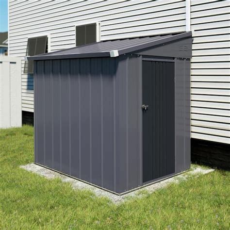 4 foot x 6 foot metal box|Veikous 4 ft. x 6 ft. Outdoor Garden Storage Shed .